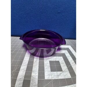 Tupperware Microwave Stack Cooker Bowl Purple 3 Quart 3L Translucent 2192B 1